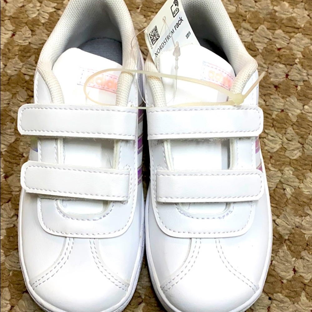 New Adidas iridescent stripes for little girl